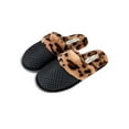 thumbnail image 6 of Jessica Simpson Womens Comfy Faux Fur Slip On Scuff House Slipper -  Memory Foam Anti-Skid Sole, 6 of 9