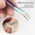 thumbnail image 6 of UsilkU Pet Tweezers Stainless Steel Rustproof Coating Bug Tweezers 2 in 1 Flea Remover Tool for Dogs Cats, 6 of 10