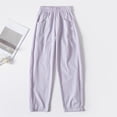 thumbnail image 3 of ZACPNCV Girls Sun Protection Pants UPF 50+ Water Resistant Elastic Waist Lightweight Outdoor Hiking Trousers with Pockets Summer, 3 of 7