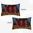 thumbnail image 2 of Uemuo Not All Who Wander Are Lost Hiking Print Throw Pillow Case – Cozy & Soft Cushion Cover, Hypoallergenic Pillow Case for Sleeping, Perfect for Women with Envelope Closure-20"x30", 2 of 6