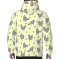 thumbnail image 7 of Fotbe Men's Hoodie with Funny Chicken Pattern - Kangaroo Pocket Pullover Hooded Sweatshirt, Perfect for Daily Wear, Travel, and Home-Small, 7 of 7