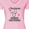 thumbnail image 4 of Inktastic Nurse Practitioner LNP Gift Women's V-Neck T-Shirt, 4 of 5