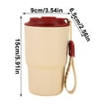 thumbnail image 3 of 316 Stainless Steel Coffee Cup Double Layer Vacuum Insulated Cup Car Mounted With Lifting Rope Convenient Cup Insulated Water Cup Coffee Cup 480ml, 3 of 6