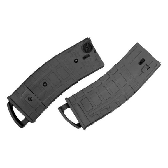 TMC MAGFED Paintball Marker Magazines - 2 Pack Black
