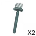 thumbnail image 1 of 2x Herramienta de Limpieza de Cepillos para El Cabello, Uso Doméstico Y en Salón, Rastrillo Removedor de Cepillos para El Cabello, Mango Antideslizant 2 piezas, 1 of 8