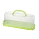thumbnail image 1 of rectangular Almacenamiento de alimentos Multiuseo con caja de contenedor de almacenamiento de pastel de pan de párpado transparente para Verde, 1 of 8