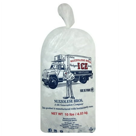 NUZZOLLESE BROS. 10LB BAGGED ICE