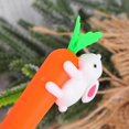 thumbnail image 2 of 20PCS 0.5MM Carrot Shaped Black Ink Gel Pen Rabbit Gel Pen for School Office Students, 2 of 3