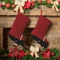 thumbnail image 6 of Lsque Minimalist Romantic Dinner Pattern 18 Inch Christmas Stockings, Festive Holiday Stocking for Christmas Decorations Holiday Decor, 6 of 8