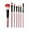 C, variant on kayannuo 7 Pcs Wood Makeup Brush EyeShadow Brush Cosmetics Blending Brush Tool