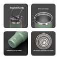 thumbnail image 5 of 900ML Tyeso Stainless Steel Coffee Cup Cold And Hot Double-layer Insulated Cup Tumbler Thermo Water Bottle Car Travel Mug, 5 of 5