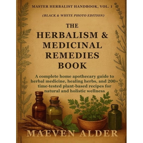 Master Herbalist Handbook The Herbalism & Medicinal Remedies Book: A Complete Home Apothecary Guide to Herbal Medicine, Healing Herbs, and 200, Book 1, (Paperback)
