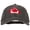 Black, variant on Canada Flag Map Embroidered Washed Cotton Twill Cap - Red OSFM