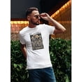 thumbnail image 2 of Teonanacatl Stencil Art T-Shirt Men -Image by Shutterstock, Male Small, 2 of 4