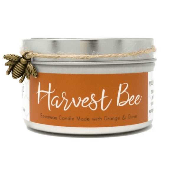 Beeswax Candles - Harvest Bee (with Orange & Clove)