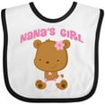 thumbnail image 3 of Inktastic Nana Girl Baby Bear Girls Baby Bib, 3 of 4