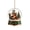 Green, Gold, Clear, variant on Hanging Christmas Snow Globe Ornament, Gingerbread House Scene with Candy Canes & Trees, Festive Tree Decoration Gift, 3.94in