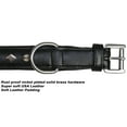 thumbnail image 4 of Derby Dog Designer Series USA Leather Spikes and Diamond Padded Dog Collar - 10", 4 of 6