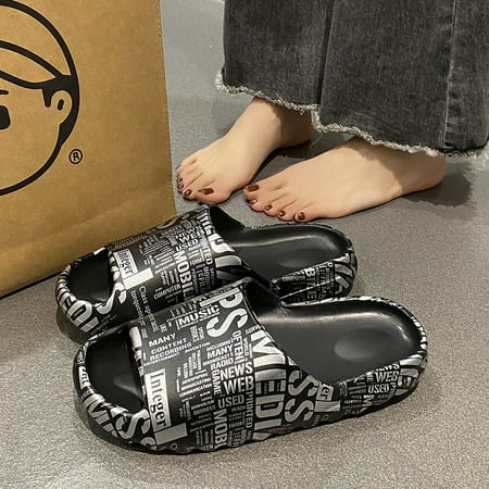 

EVA one piece slippers men‘s summer outing fashion outdoor thick-soled outer wear non-slip flip-flops men‘s sandals