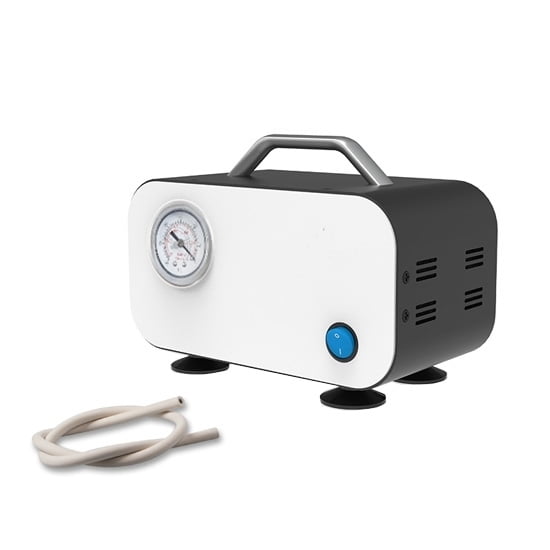 ATO Small Negative Pressure Oil Free Diaphragm Vacuum Pump 0.008MPa Electric Suction Pump 15L/min Portable for Laboratory