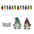 thumbnail image 1 of Pegatinas de coche, bombillas decorativas, imanes de nevera magnéticos festivos, Navidad, repuesto artesanal, tira reflectante creativa, 1 of 5