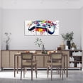 thumbnail image 3 of Erosebridal Gamer 3 Piece Canvas Wall Art for Living Room Bedroom 12"x16"x3pcs Gaming Office Wall Decorations Artwork Posters Modern Game Console Controller Bathroom Decor Off White, 3 of 5