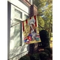 thumbnail image 3 of Carolines Treasures PPP3011CHF Basset Hound Cupcake Hound Flag Canvas House Size  Large multicolor, 3 of 4