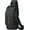 Black, variant on Sling Bag for Men Anti-Theft USB Crossbody Backpack Waterproof Chest Daypack