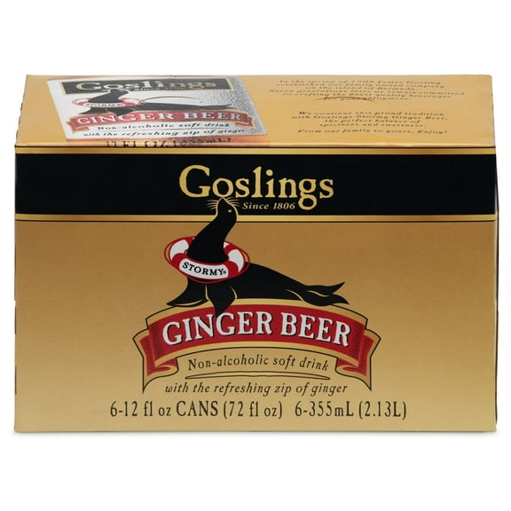 Goslings Stormy Ginger Beer Cocktail Mixer, 6-12 fl. oz Cans