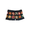 thumbnail image 5 of Suagox Women's Knit Crochet Shorts Casual Hollow Out Elastic Waist Drawstring Short Pants Lounge Shorts for Summer, 5 of 9