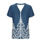 thumbnail image 2 of TaTaai Womens Lightweight Cardigan Short Sleeve Button Down Casual Top Printed Loose Fit Pocket Blouse Spring Summer Gift, 2 of 5