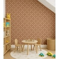 thumbnail image 6 of S4Sassy Self Adhesive Wallpaper, Floral Print Wallpaper, Brown Removable Diy Vinyl Wall Covering, Peel And Stick Contact Paper For Entryway Accent Wall, Easy Home Decor Solution (25"X 240"), 6 of 6