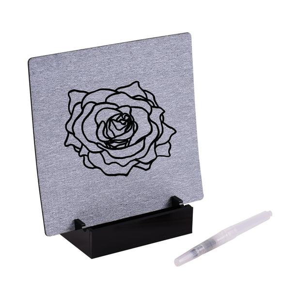 Reusable Buddha Board Artist Board Paint with Water Brush & Stand Release Pressure Relaxation Meditation
