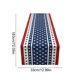 thumbnail image 3 of Anniversary Of Independence Day Table Runner Star-Printed -Style Linen Table Runner, 3 of 6