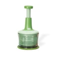 thumbnail image 2 of Mano Presione Ajo Chopper Manual Molino Frutas Frutas Handy Grinder Home Cocinero Cocinero Cocinero Regalos Tajadas Herramientas Suministros Inevent HA059457-00B, 2 of 7