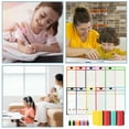 thumbnail image 2 of KONTONTY 1 Set File Pockets Reusable Dry Erase Sleeves For School Activities 35.50X25.00X0.20Cm, 2 of 8