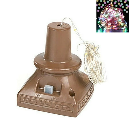 

MGStore 20 LED Solar Powered Fairy Copper Strings Light Wine Bottle Stopper Lamp Decor