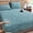 Blue, variant on 1Pc Ultra‑Soft Autumn & Winter Fitted Sheet, Machine Washable, Halloween & Christmas Gift (Twin, Gray)