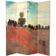 thumbnail image 7 of Oriental Furniture 6 ft. Tall Works of Monet Canvas Room Divider - 4 Panel, 7 of 7