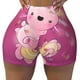 thumbnail image 2 of Fotbe Cute Pink Axolotl A Shorts Sin Costuras – Shorts Deportivos de Cintura Alta para Mujer, Elásticos para Gimnasio, Yoga, Running o Ciclismo-Large, 2 of 8