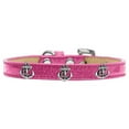 thumbnail image 1 of Silver Anchor Widget Dog Collar Pink Ice Cream Size 18, 1 of 2