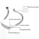 thumbnail image 2 of Led Neck Reading Light, 3 Colors, 6 Brightness Levels, Bendable Arms, Rechargeable, Long Lasting, 2 of 2