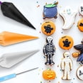 thumbnail image 2 of 122 Pieces Tipless Piping Bags - 100pcs Disposable Piping Pastry Bag for Royal Icing/Cookies Decorating - 10 Pastry Bag Ties,10 Clips &2 Scriber Needle - Best Cookie/Cake Decorating Tools (Red), 2 of 6