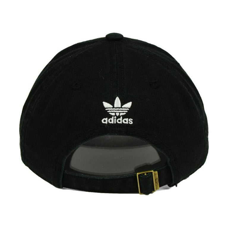Adidas Originals Relaxed Baseball Womens Black/White OS, Color: Size Hats