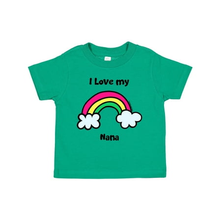 

Inktastic I Love My Nana Gift Toddler Boy or Toddler Girl T-Shirt