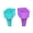 Purple, variant on Luuzuu Sand Beach Cup Holder with Pocket Drink Cup Holders for Travel Multicolor 2 Pack Color Green/Purple