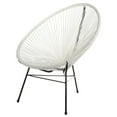 thumbnail image 3 of Costa Lounge Chair, Wire Lounge Chair, Plastic Lounge Chair, Beach Lounge Chair, Indoor-Outdoor Lounge Chair,Acapulco style Rattan,Weather Resistant,Patio Lounge Chair, Oval Lounge Chair - Set 2, 3 of 4