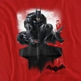 thumbnail image 2 of Batman Arkham Knight Perched Women's T Shirt, Red, 2X-Large, 2 of 6