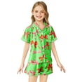 thumbnail image 2 of Pyjamas Imprimés Nœud Papillon Décontractés pour Filles, 2 of 4