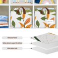 thumbnail image 6 of Ryvnso Green Leaves Summer Storage Bins Large Basket Foldable Cube Toys Organizer with Handles 2 PCs, 6 of 8